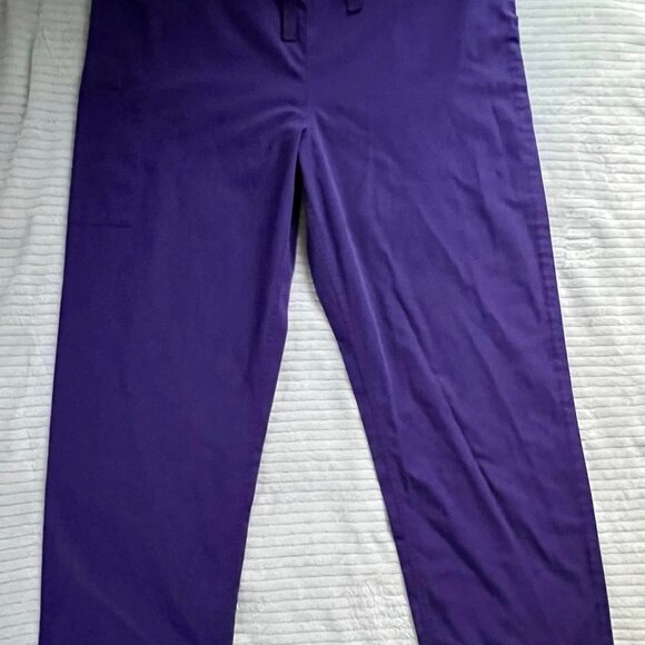 Women's Size XL Cherokee Purple Scrub Uniform Pants - Picture 9 of 9